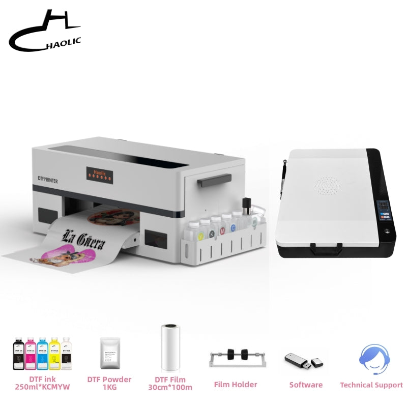 Haolic Black&White A3 XP600 Pro DTF Printer Kit