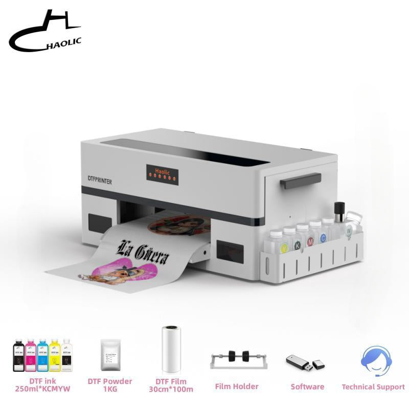 Haolic Black&White A3 XP600 Pro DTF Printer Kit